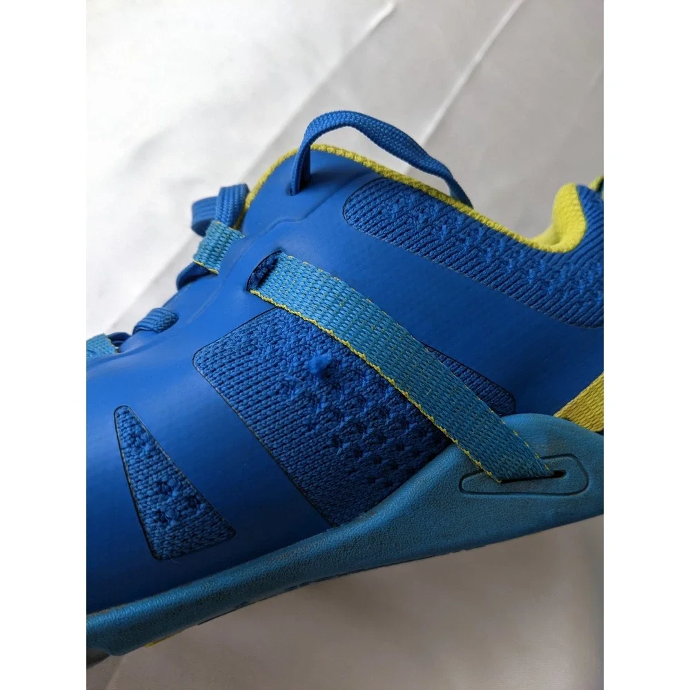 Xero Shoes Prio Perform Womens 10.5 Blue Yellow Minimalist Barefoot Sneakers